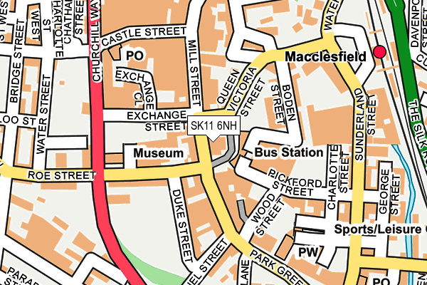SK11 6NH map - OS OpenMap – Local (Ordnance Survey)