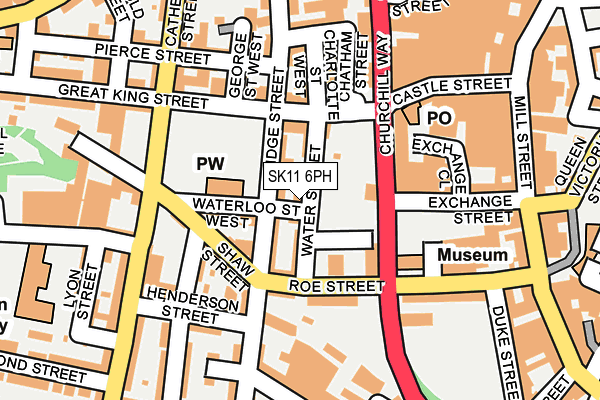 SK11 6PH map - OS OpenMap – Local (Ordnance Survey)
