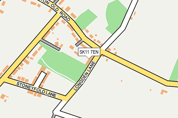 SK11 7EN map - OS OpenMap – Local (Ordnance Survey)
