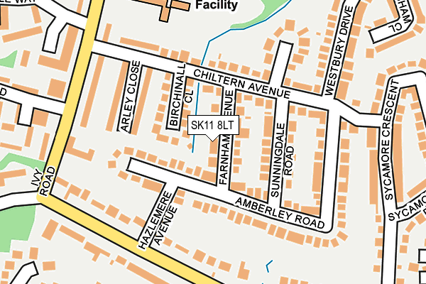 SK11 8LT map - OS OpenMap – Local (Ordnance Survey)