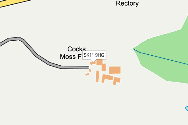 SK11 9HG map - OS OpenMap – Local (Ordnance Survey)