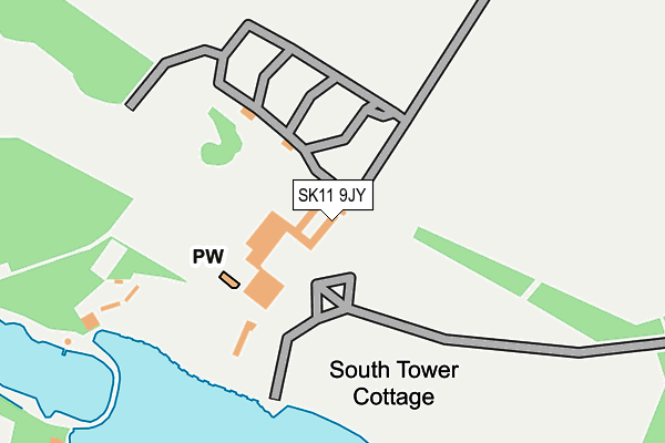 SK11 9JY map - OS OpenMap – Local (Ordnance Survey)