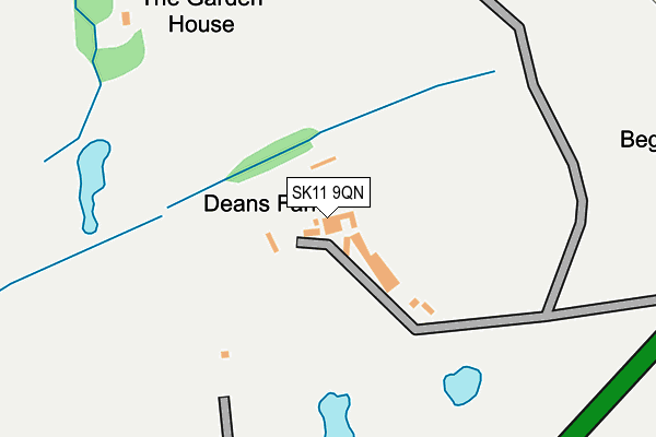 SK11 9QN map - OS OpenMap – Local (Ordnance Survey)