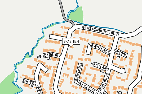SK12 1EN map - OS OpenMap – Local (Ordnance Survey)