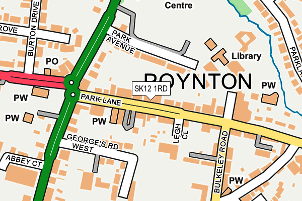 Map of GEORGES COURT POYNTON LIMITED at local scale