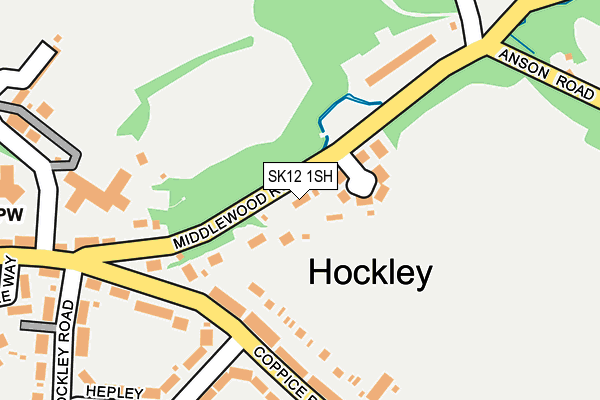 Map of HAZEL GROVE E-CIGS LIMITED at local scale