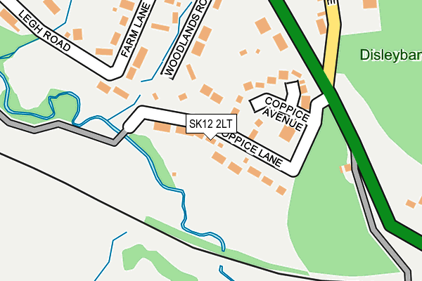 Map of COPPICE LANE LIMITED at local scale