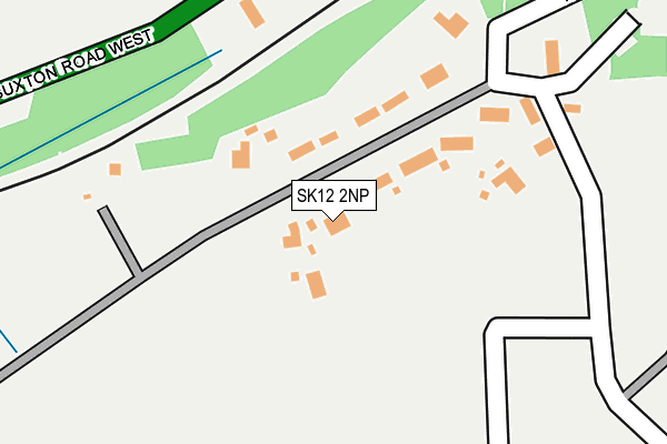SK12 2NP map - OS OpenMap – Local (Ordnance Survey)
