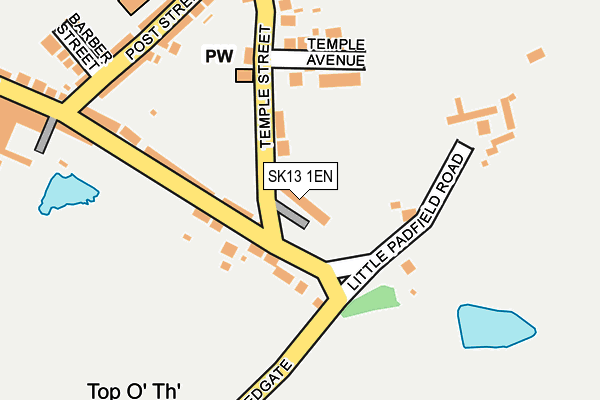 SK13 1EN map - OS OpenMap – Local (Ordnance Survey)