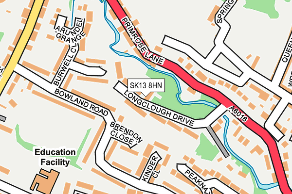 Map of DERBYSHIRE BUSINESS SERVICES LIMITED at local scale