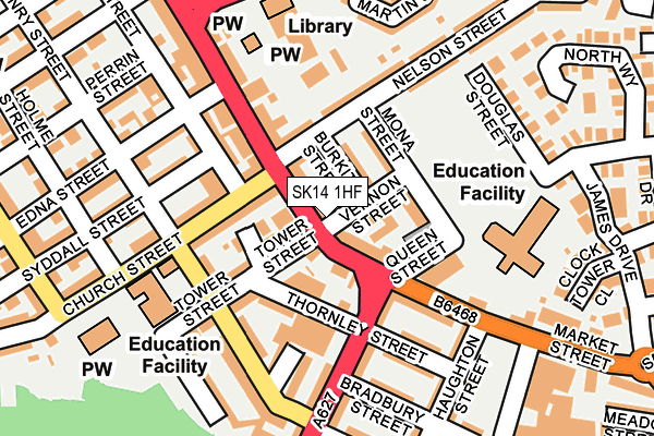 Map of MANCHESTER PROPERTY SOLUTIONS LIMITED at local scale