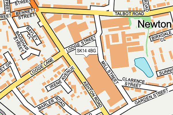 Map of ORDER BLINDS ONLINE LTD at local scale