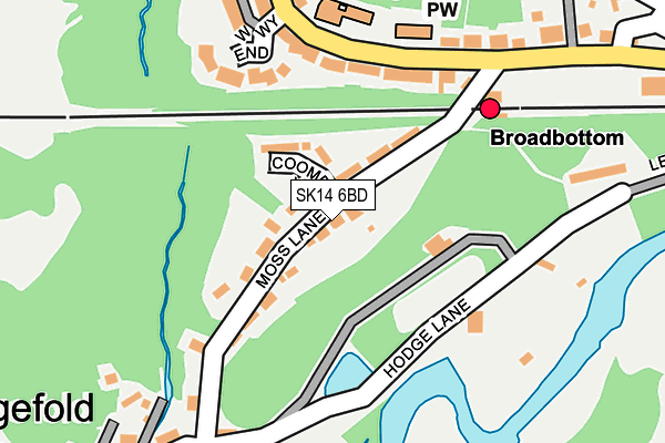 Map of DAISY HILL PROPERTIES LTD at local scale