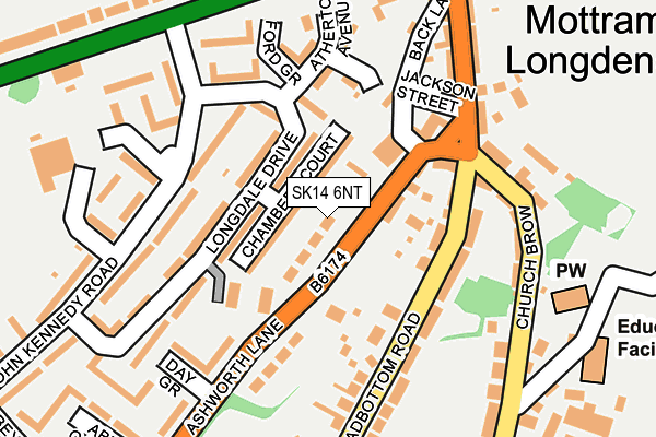 SK14 6NT map - OS OpenMap – Local (Ordnance Survey)