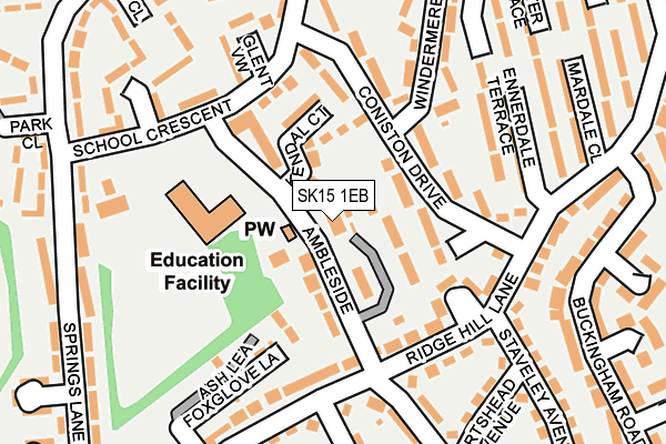 Map of THE RENO HUB LTD at local scale