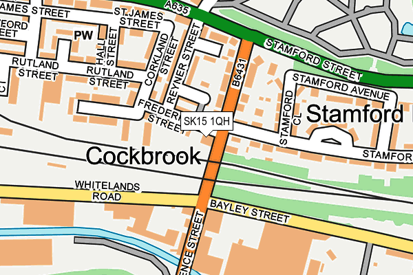SK15 1QH map - OS OpenMap – Local (Ordnance Survey)
