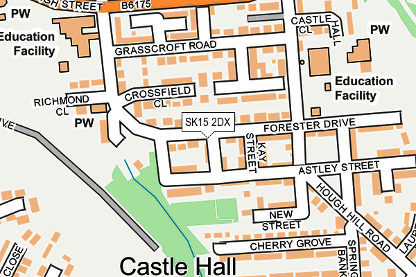 Map of SMART BUILDERS MOSSLEY UK LTD at local scale