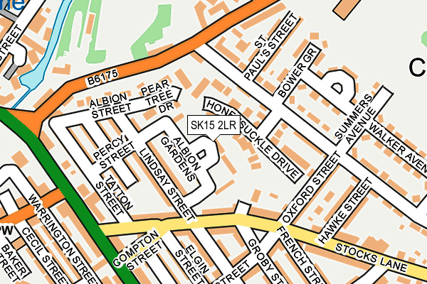 SK15 2LR map - OS OpenMap – Local (Ordnance Survey)