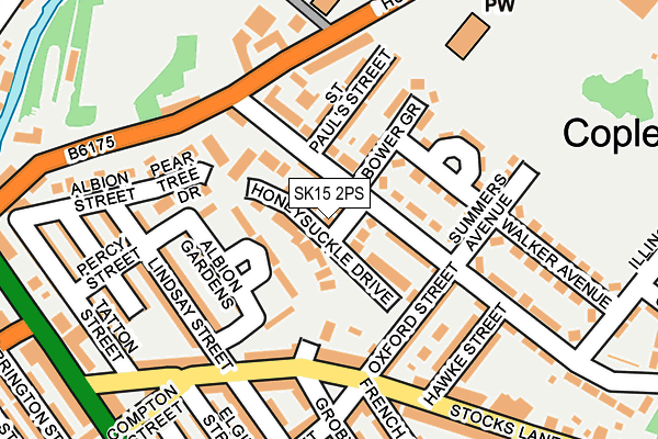 SK15 2PS map - OS OpenMap – Local (Ordnance Survey)