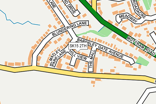 SK15 2TH map - OS OpenMap – Local (Ordnance Survey)