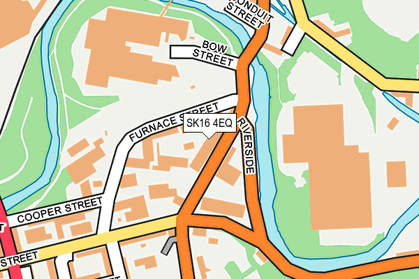 SK16 4EQ map - OS OpenMap – Local (Ordnance Survey)