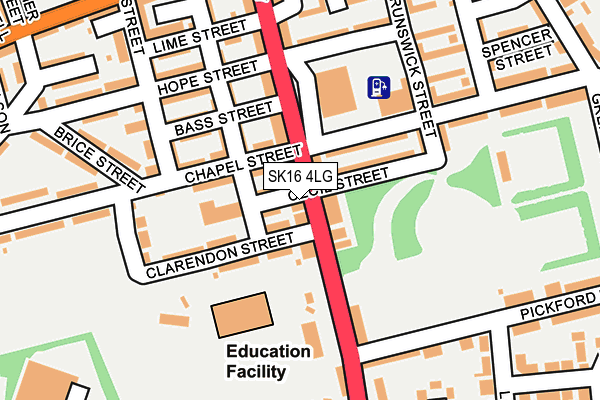 Map of THRIVE SOCIAL LTD at local scale