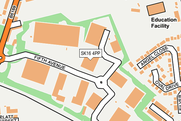 Map of GREYLAND LTD at local scale