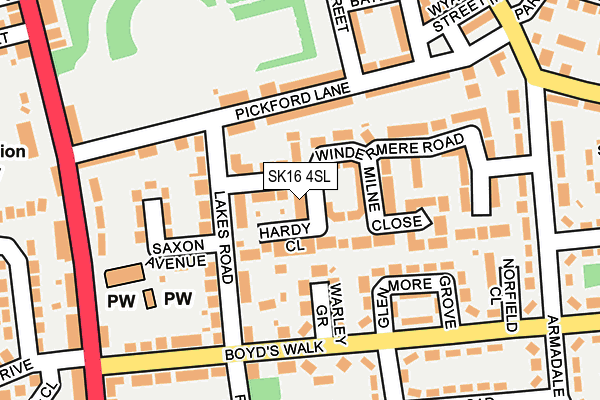 Map of GMB MEDICAL SERVICES LIMITED at local scale