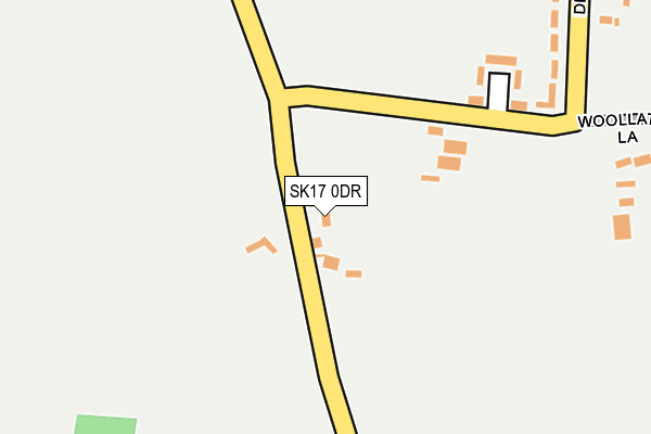 SK17 0DR map - OS OpenMap – Local (Ordnance Survey)