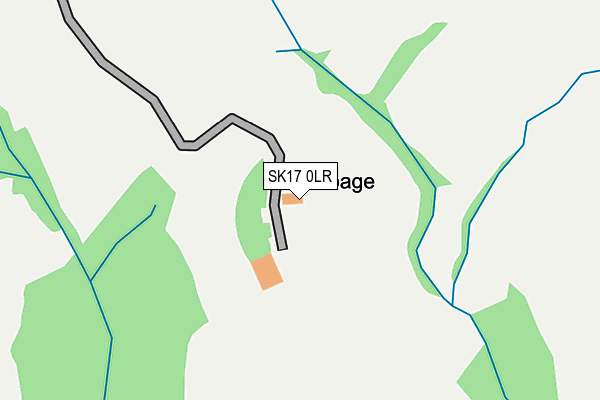 SK17 0LR map - OS OpenMap – Local (Ordnance Survey)