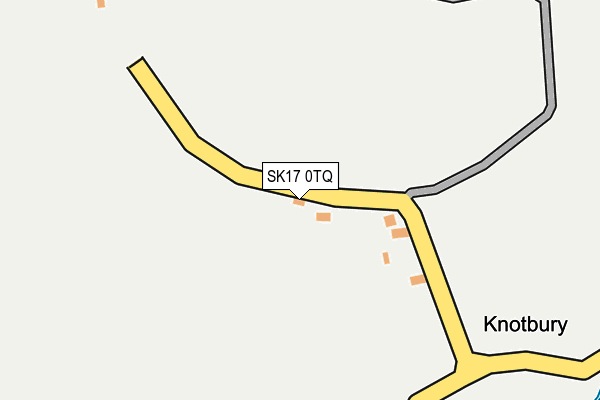 SK17 0TQ map - OS OpenMap – Local (Ordnance Survey)