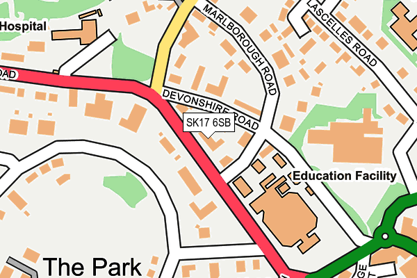 Map of SAMMIE RAMSAY BEAUTY LIMITED at local scale
