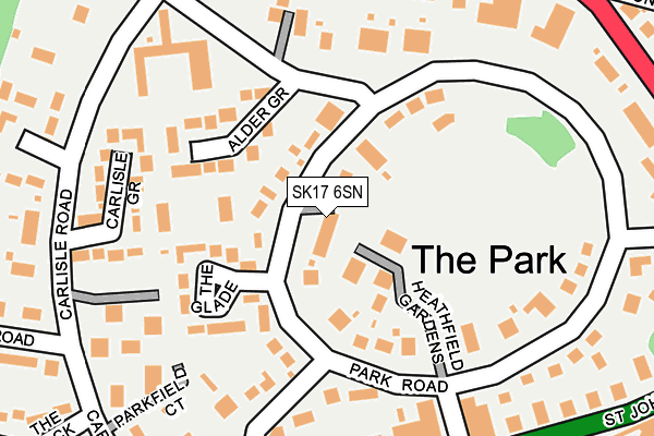 Map of PENNY ANDERSON ASSOCIATES LIMITED at local scale