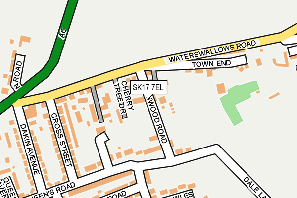 SK17 7EL map - OS OpenMap – Local (Ordnance Survey)
