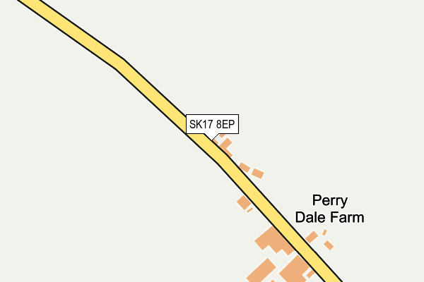 SK17 8EP map - OS OpenMap – Local (Ordnance Survey)