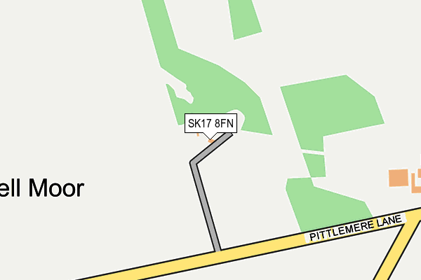 SK17 8FN map - OS OpenMap – Local (Ordnance Survey)