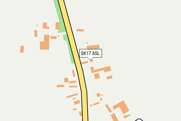 SK17 8SL map - OS OpenMap – Local (Ordnance Survey)