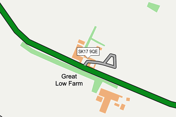 SK17 9QE map - OS OpenMap – Local (Ordnance Survey)