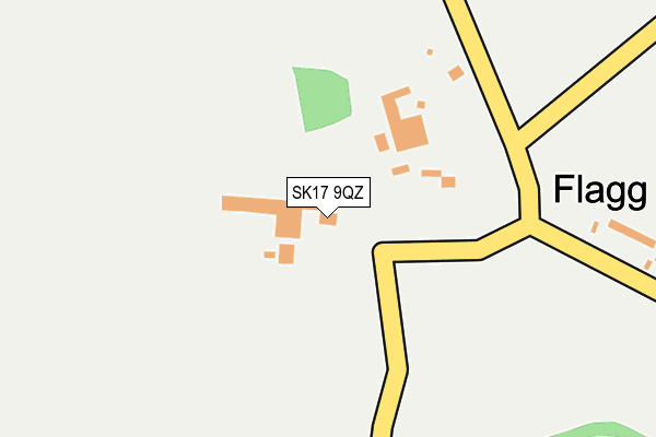 SK17 9QZ map - OS OpenMap – Local (Ordnance Survey)