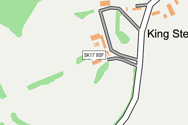 SK17 9SF map - OS OpenMap – Local (Ordnance Survey)