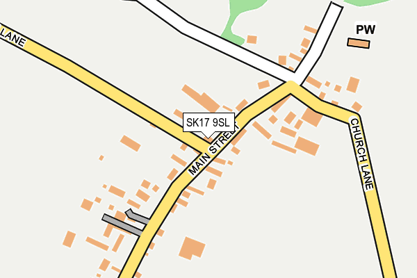 SK17 9SL map - OS OpenMap – Local (Ordnance Survey)