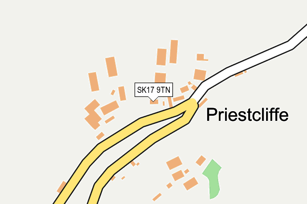 SK17 9TN map - OS OpenMap – Local (Ordnance Survey)