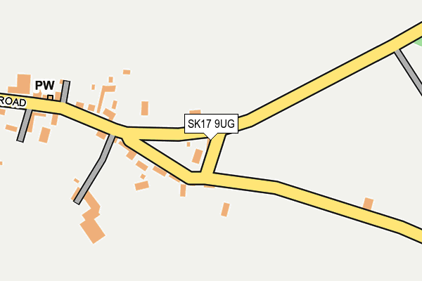SK17 9UG map - OS OpenMap – Local (Ordnance Survey)
