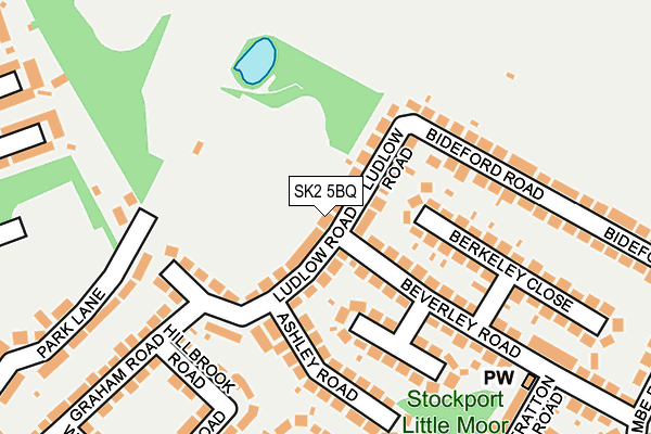 SK2 5BQ map - OS OpenMap – Local (Ordnance Survey)