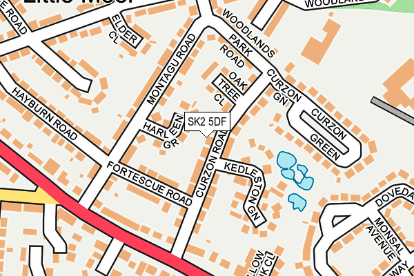 SK2 5DF map - OS OpenMap – Local (Ordnance Survey)