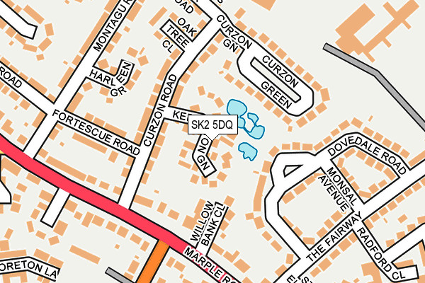 SK2 5DQ map - OS OpenMap – Local (Ordnance Survey)