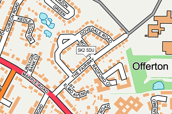 SK2 5DU map - OS OpenMap – Local (Ordnance Survey)