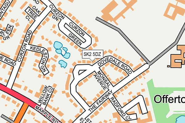 SK2 5DZ map - OS OpenMap – Local (Ordnance Survey)