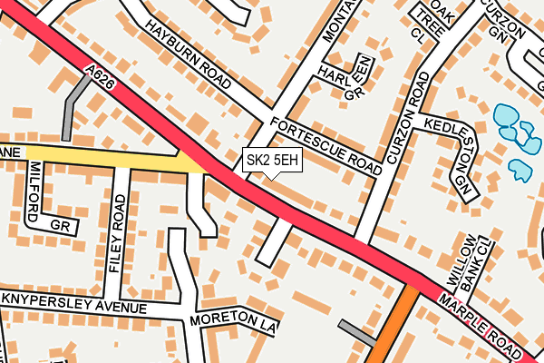 SK2 5EH map - OS OpenMap – Local (Ordnance Survey)