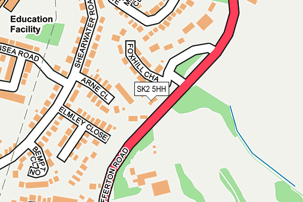 SK2 5HH map - OS OpenMap – Local (Ordnance Survey)